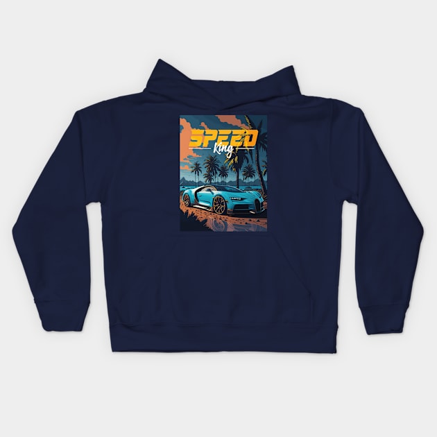 Speed King Kids Hoodie by By_Russso